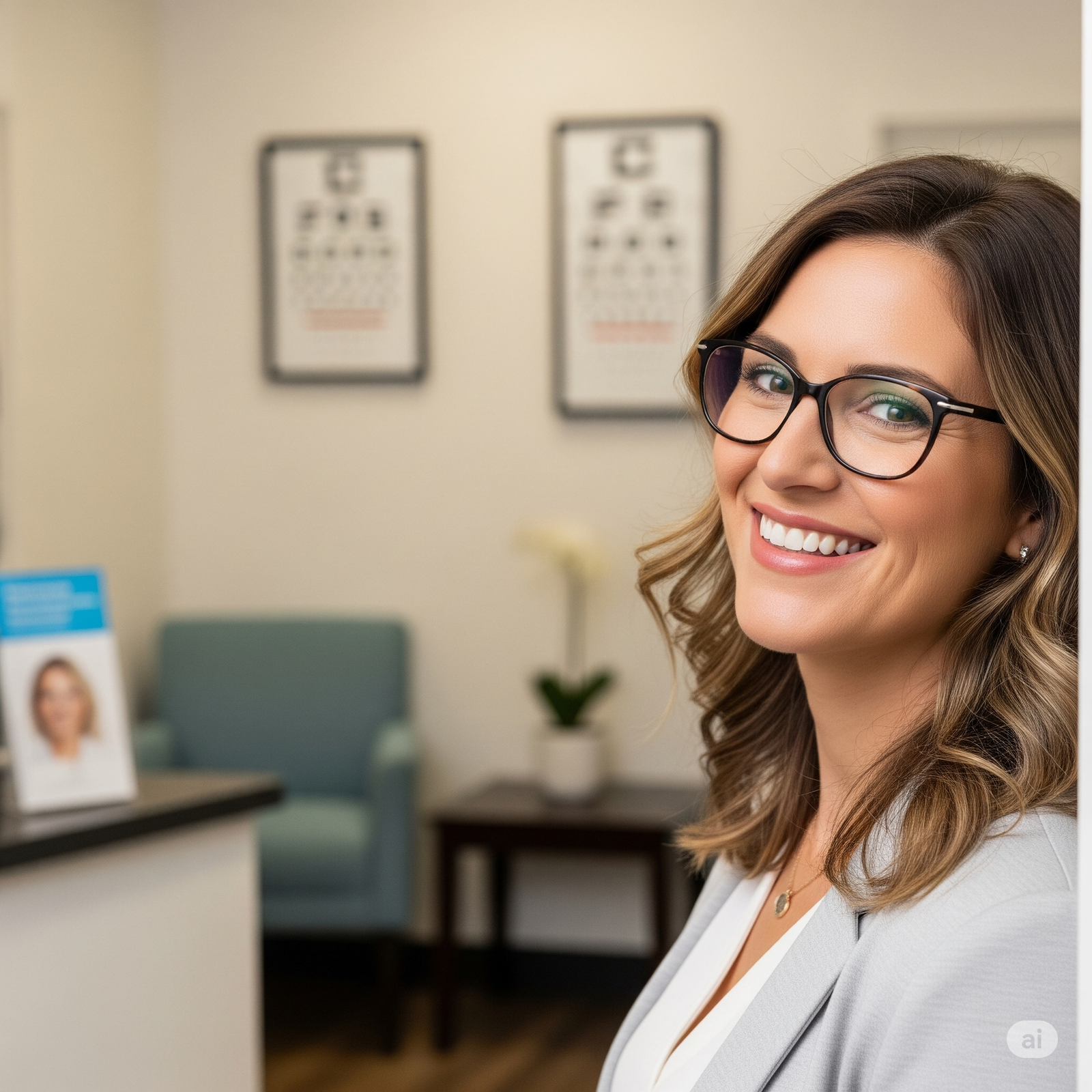 A person enjoying a clear, beautiful landscape.