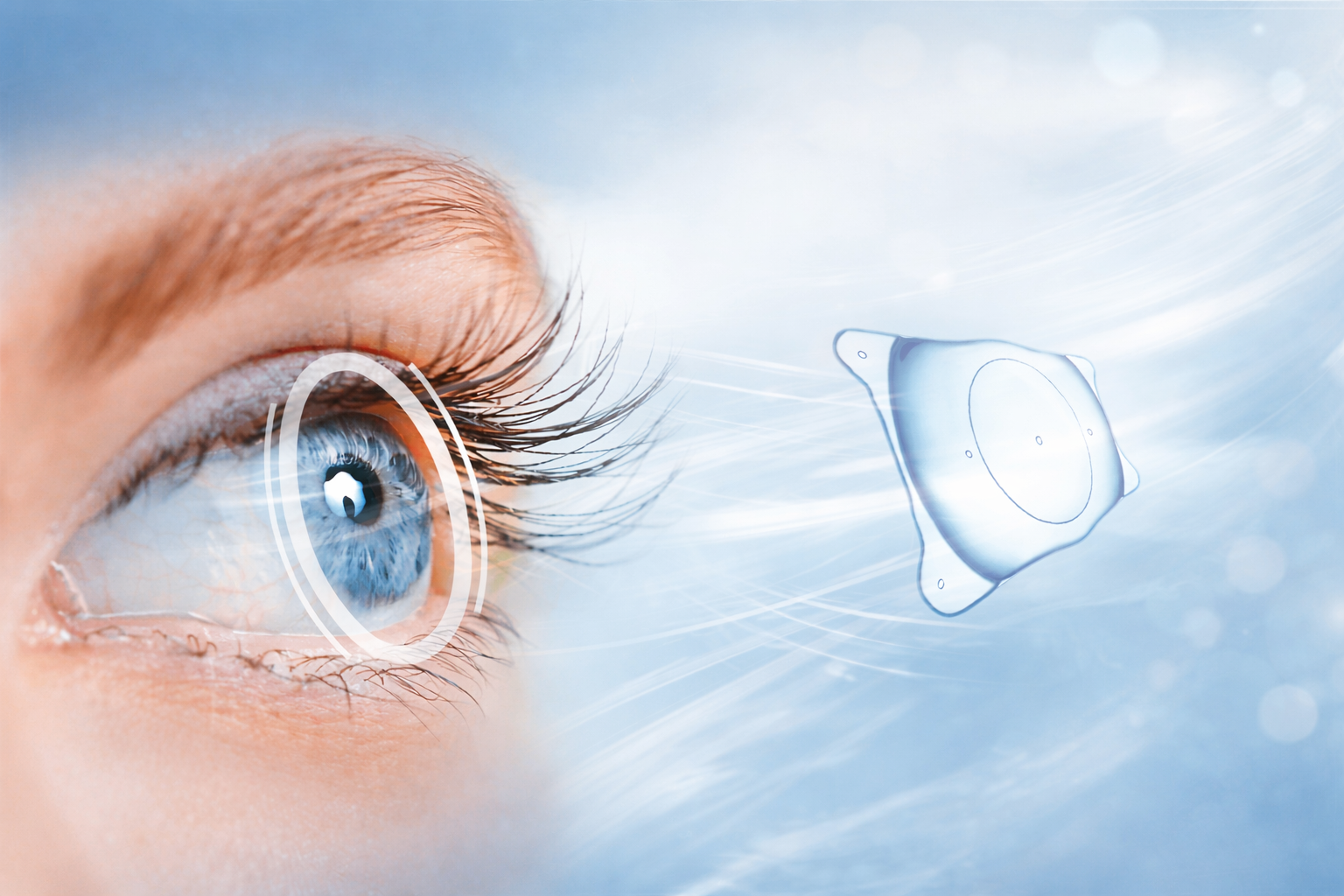 ICL surgery illustration