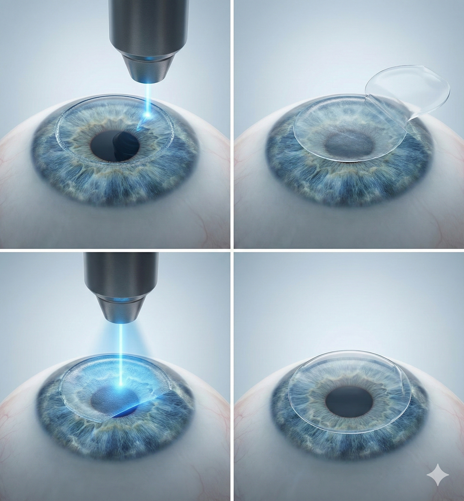 LASIK procedure illustration